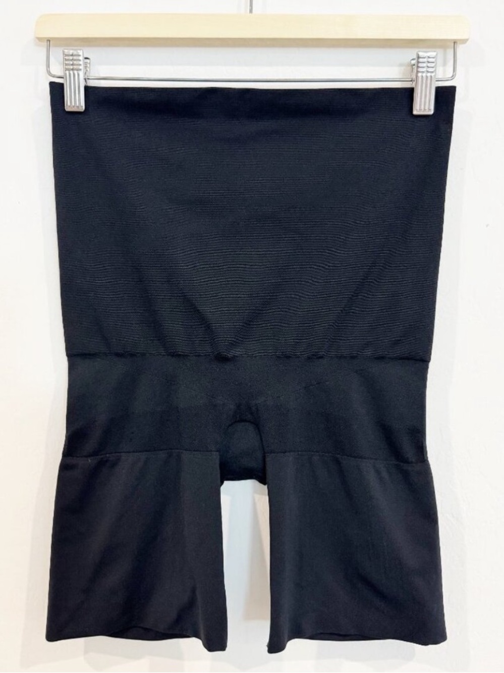 Spanx Shaping High Waist Shapewear Shorts Tummy Control Black Plus Size 1X
